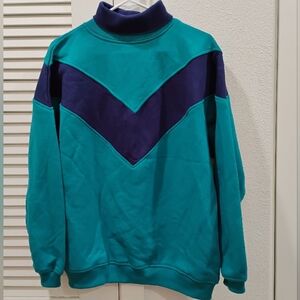 Vintage 90s cheetah by Mervyn's Turtleneck
